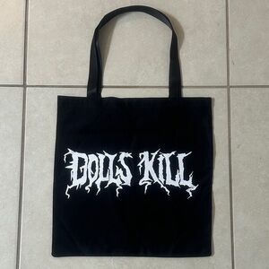 Dolls Kill - Black and White Graphic Tote